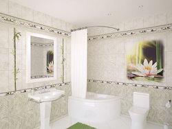 Панель ПВХ фотопечать 3D Panda Лотос 2700х250 мм