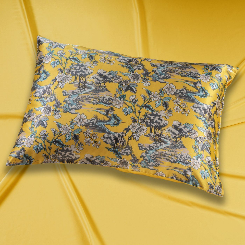 Наволочка 50x70 Mollen Заря желтая хлопковая