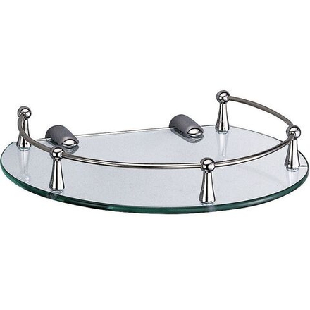 К-566 Полка стеклянная хром