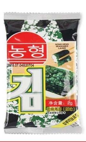 Морская капуста Нори оригинальный вкус 2г 8шт в упаковке