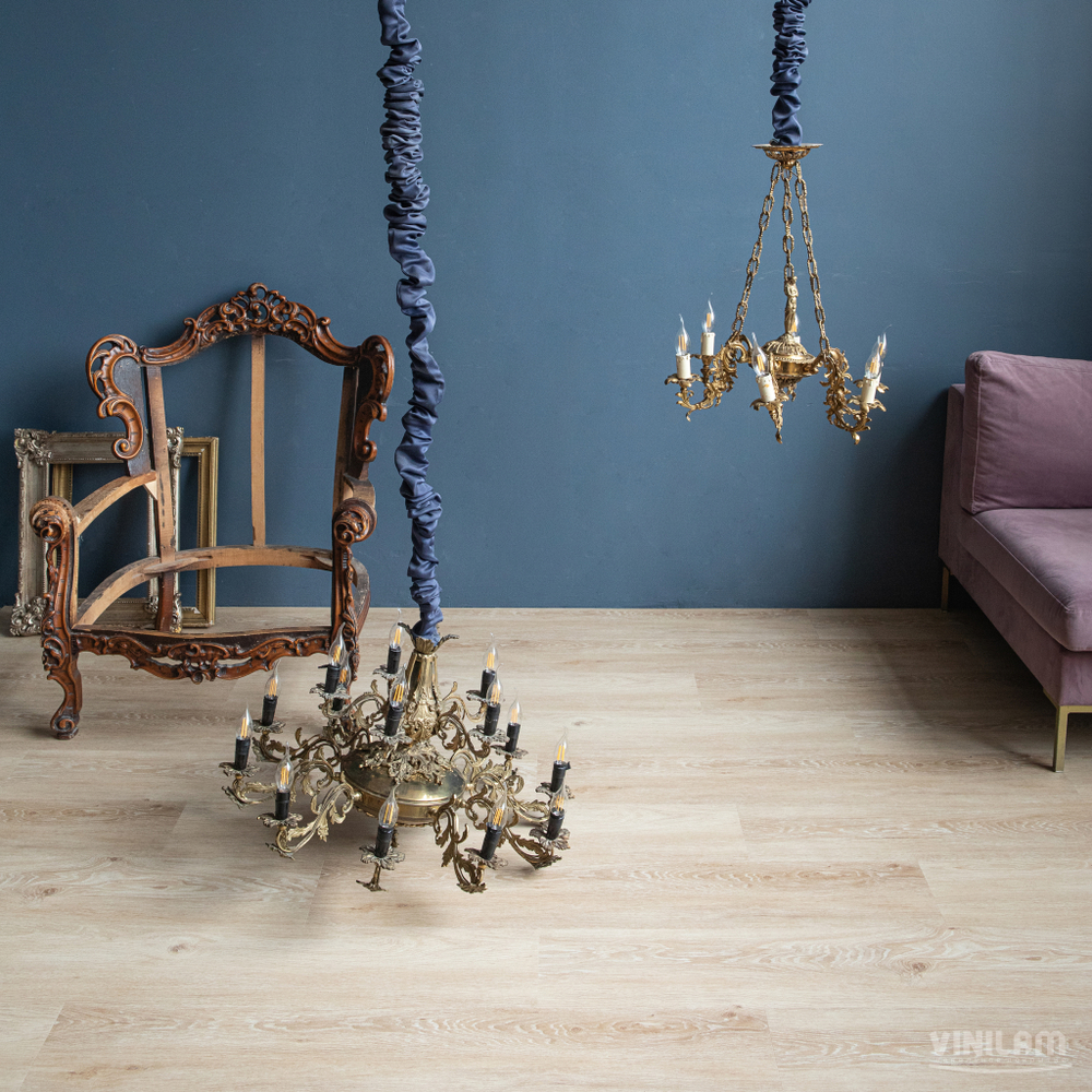 LVT плитка VINILAM Glue Luxury 33555 Дуб Сарагоса Glue