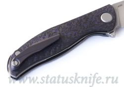 Нож Широгоров F3 NS M390 Ф3 Purple CF 3D подшипникифотография - 7