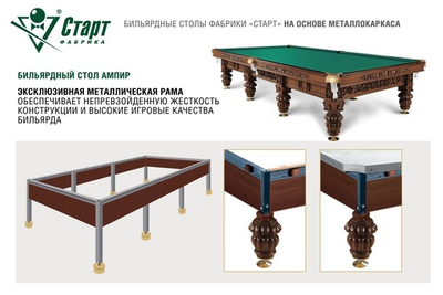 Бильярдный стол Ампир