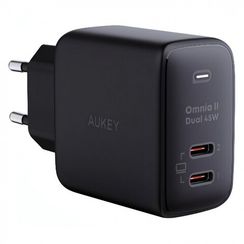 Сетевое зарядное устройство Aukey Omnia2 45W (AWC-PA-B4TB) Black