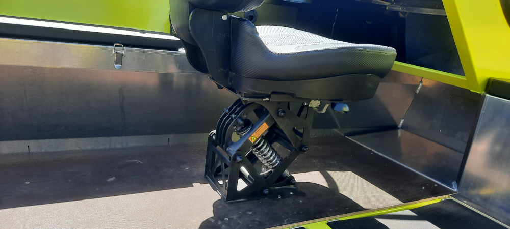 Кресло складное мягкое Marine Rocket, цвет черный/серый