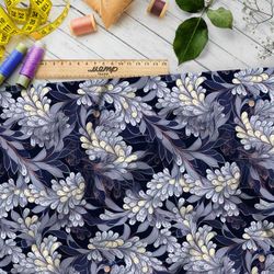 Ткань премиум сатин ночная изгородь