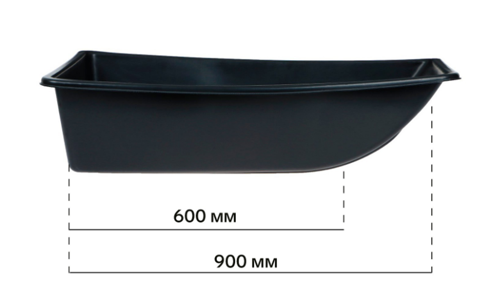 Сани рыбацкие YUGANA "С-3/1" 1000×520×250 мм