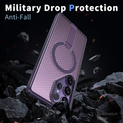 Прозрачный чехол Mesh Pro Magnetic Case для Samsung Galaxy S22 Ultra