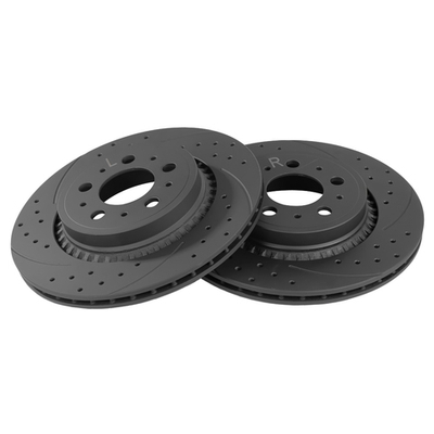 Диск тормозной задний перфорированный PRO-Line с покрытием (компл.2 шт) VOLVO XC 90 GANZ GIJ06082S