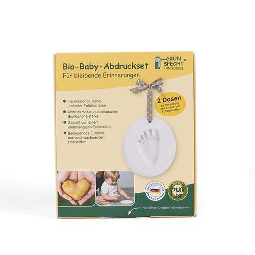 Набор для создания отпечатков лапок птенца зеленого дятла (2 банки)