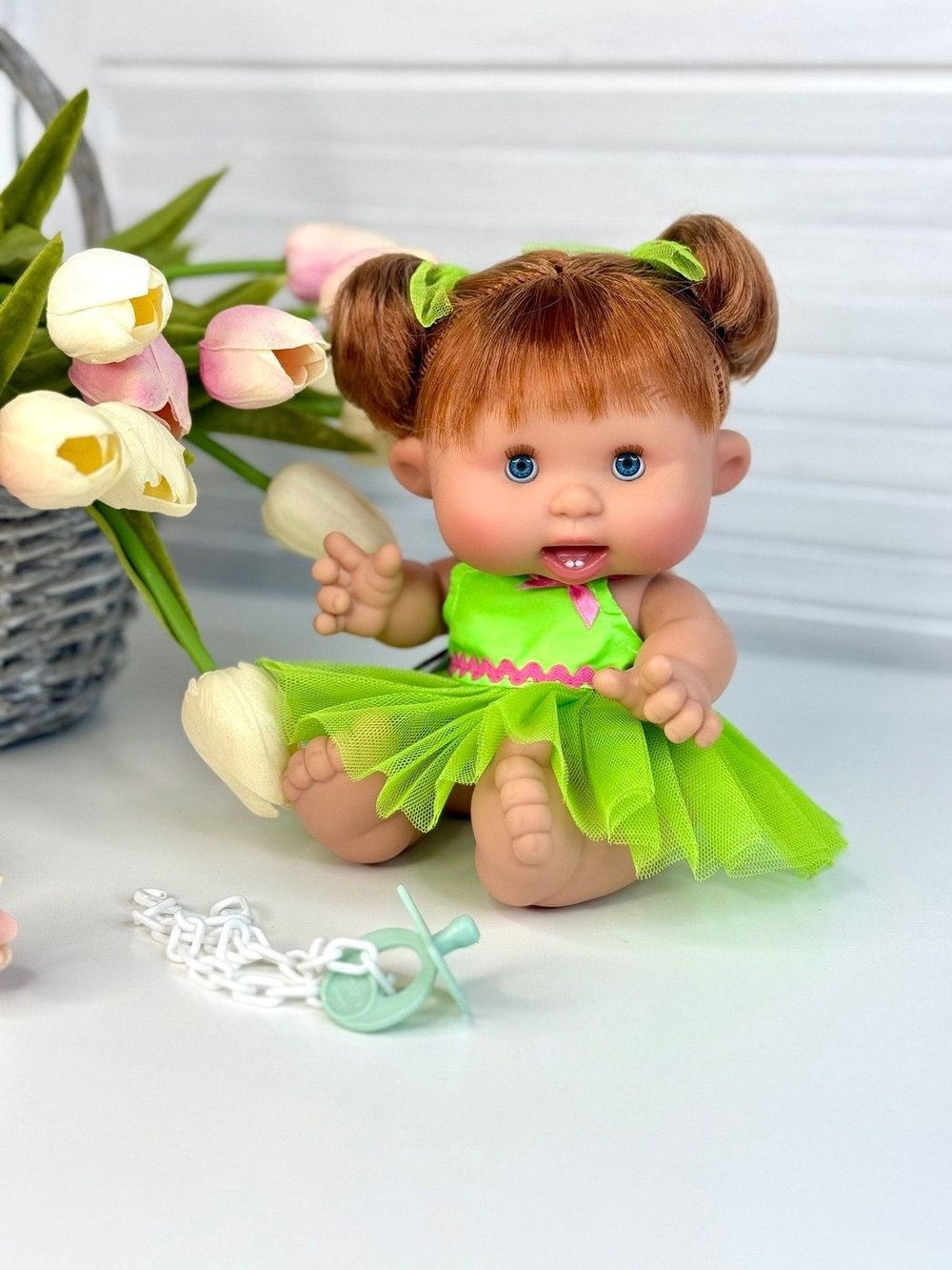 Пупс Nines 26см PEPOTE с закрывающими глазками (N804B2)