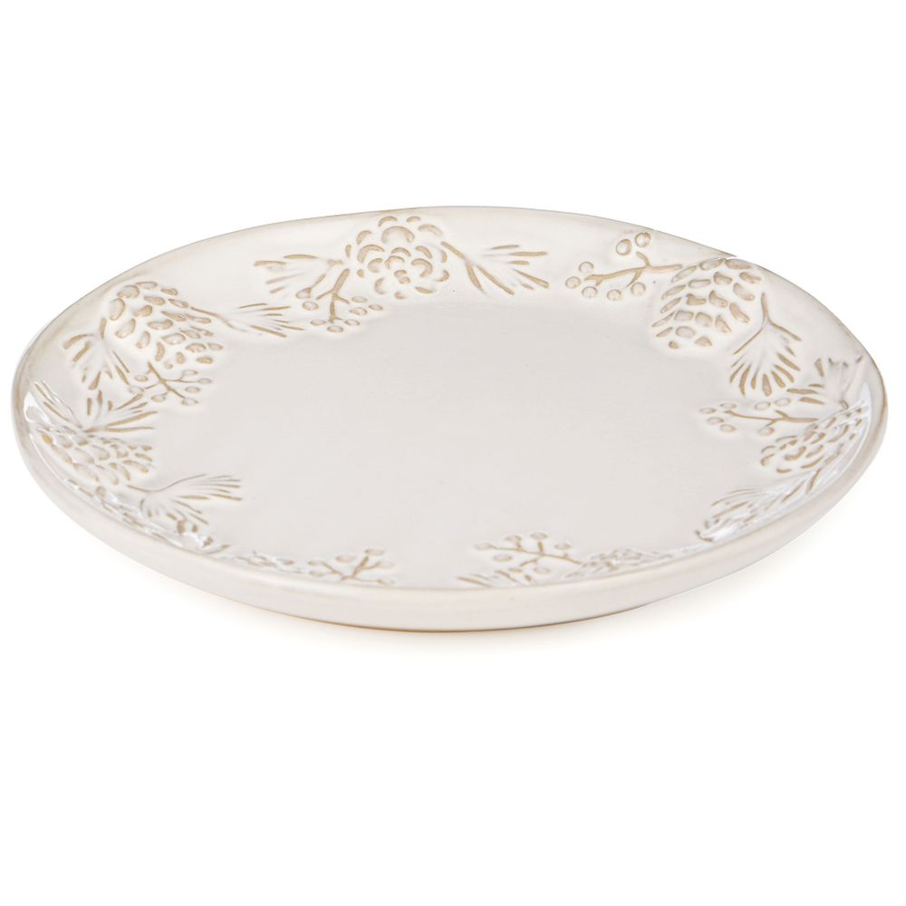 НАБОР ТАРЕЛОК ЗАКУСОЧНЫХ КОЛЛЕКЦИЯ "PINE CONES", 2 ШТ. / 20,7*2,5 СМ