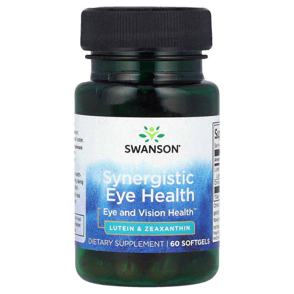 Swanson Vitamins, Synergistic Eye Health, 60 мягких таблеток