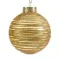 Набор пластиковых шаров Золотая Нить 80 мм., золотой, 12 шт., Kaemingk (025759)