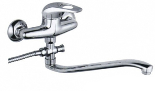 Смеситель для ванны и раковины 40к F2102-В FRAP (S излив, хром, силумин)