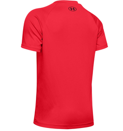 Футболка для мальчика теннисная Under Armour Tech Big Logo SS - red