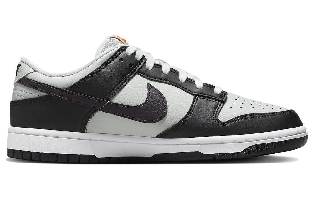 Nike Dunk Low Black Total Orange Mini Swoosh