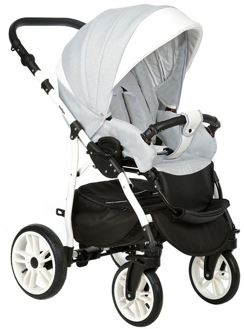Детская коляска Indigo Indigo New 3 в 1 In02 св.серый