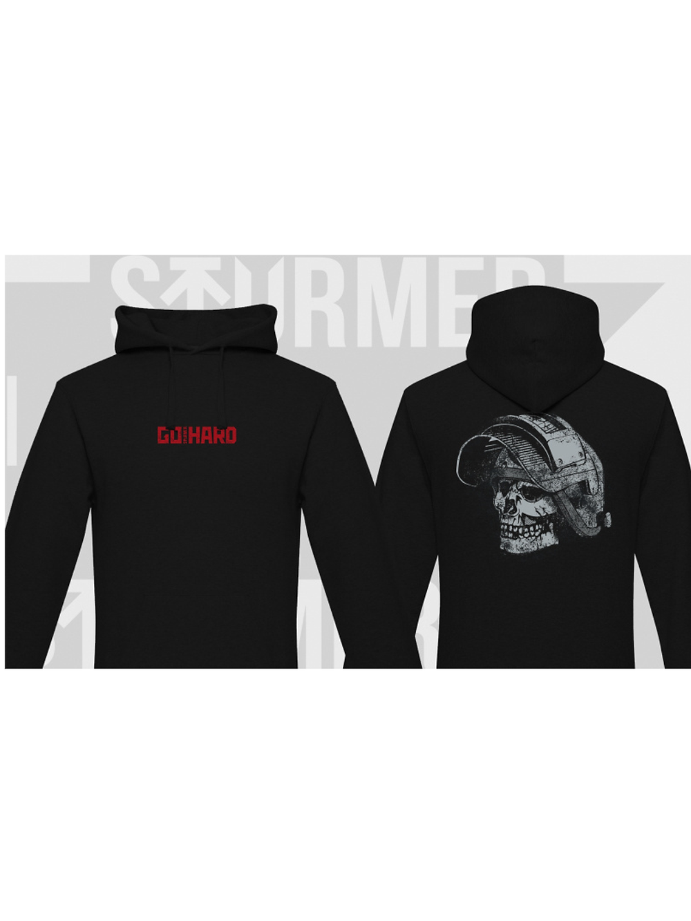 Худи Sturmer Go Hard (Черный)