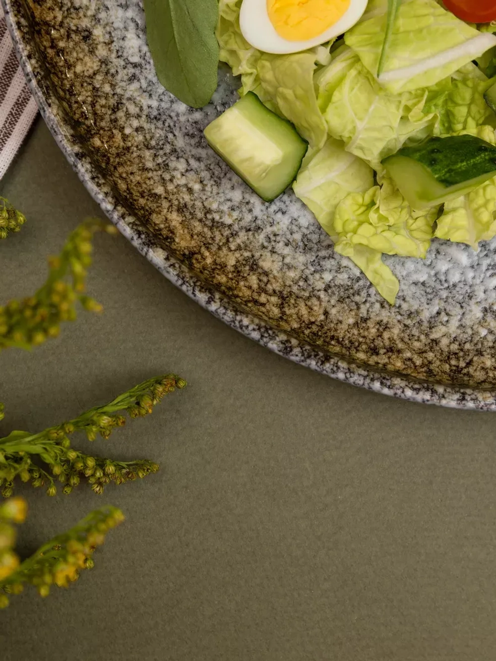 Тарелка с бортиками, Осень, диаметр 25,3 см - 6 шт