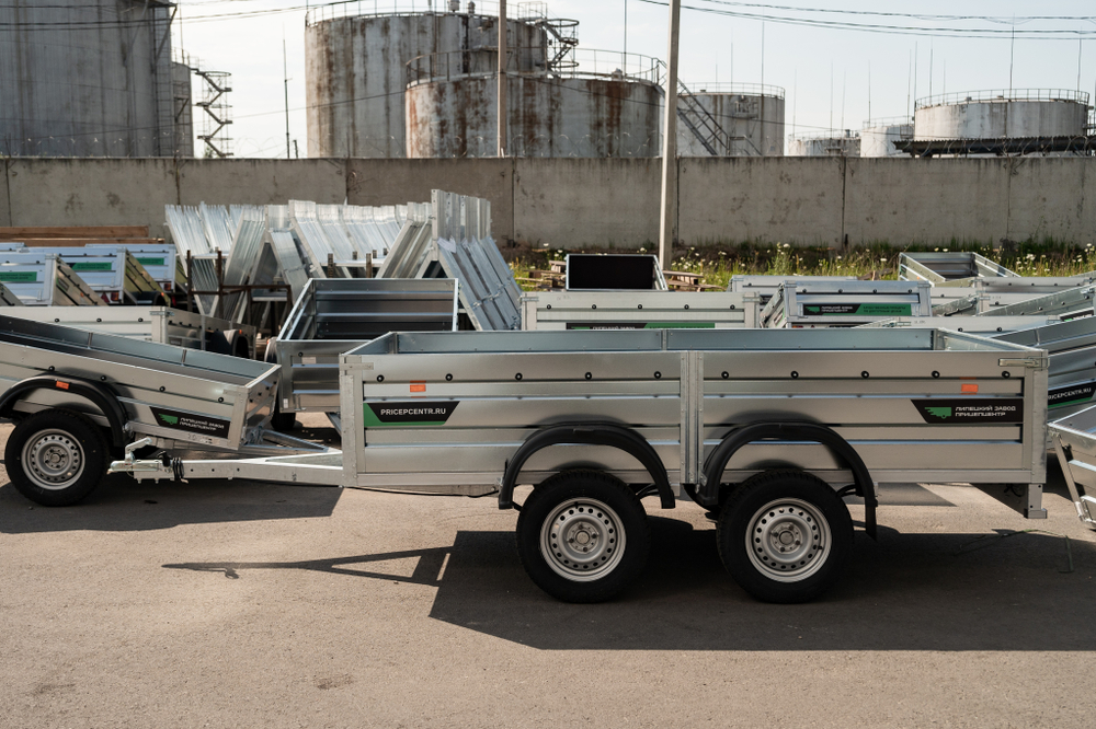 Прицеп Титан 2ос. 3015 с бортами 50 см.