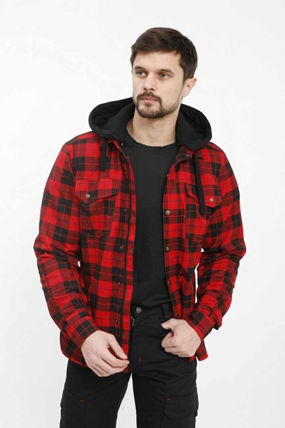 STARKS ROOM BIKER Black-Red