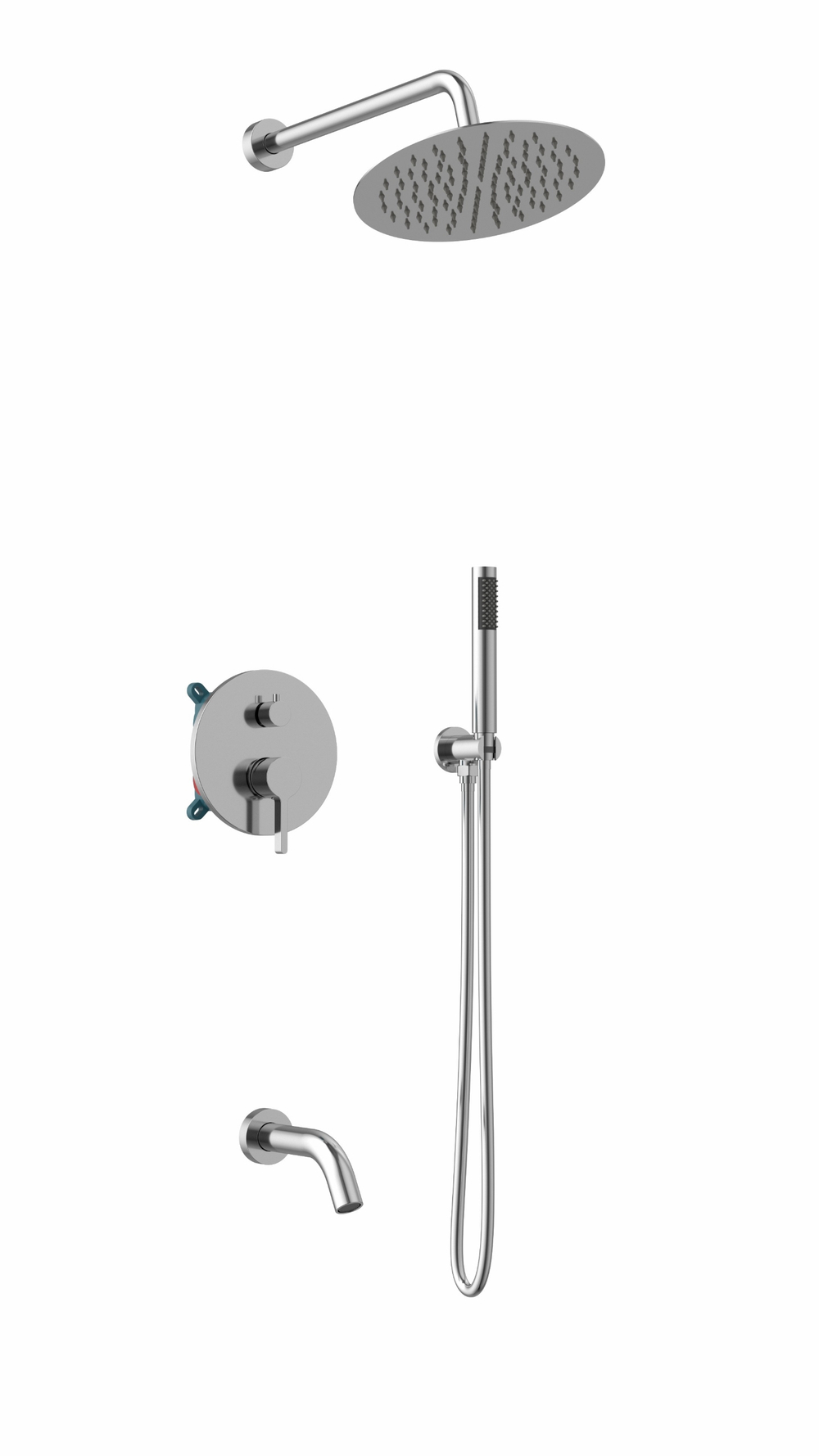 Душевой комплект Vincea Villa VSFW-1VL3CH встраиваемый, 3 режима, хром