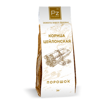 Корица цейлонская порошок Polezium, Шри-Ланка, 30г