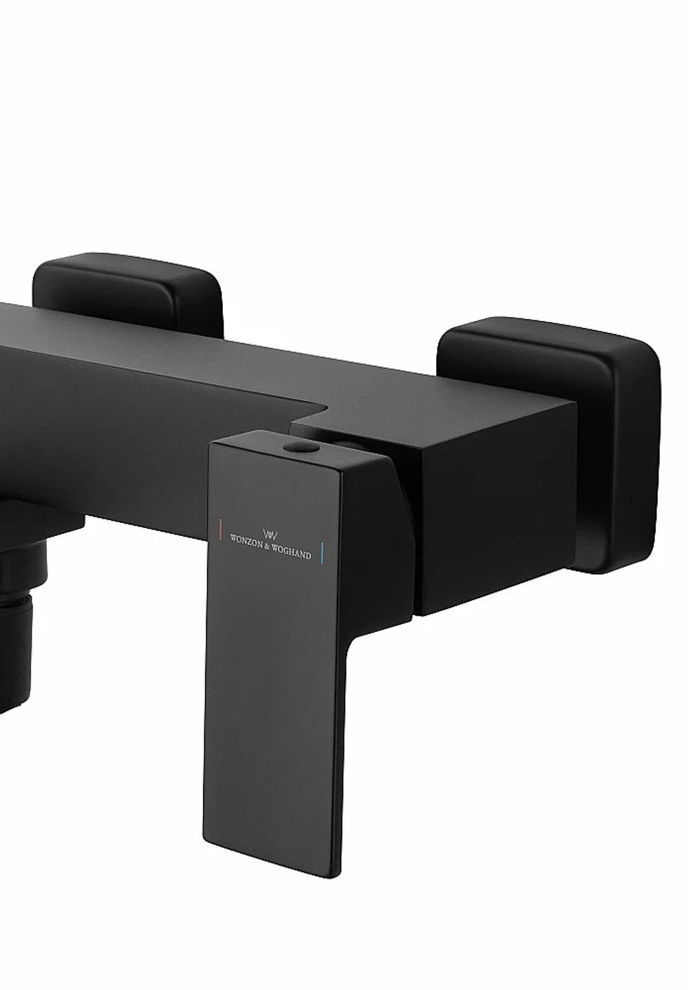 Смеситель для ванны с душем WONZON & WOGHAND CUBE WW-88639016-MB черный матовый