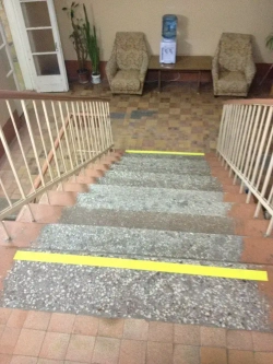 Желтая лента для маркировки и разметки 50 мм, рулон 33 м