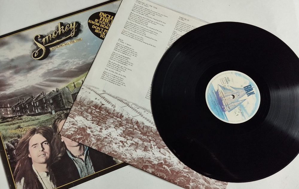 Винтажная виниловая пластинка LP Smokey Changing All The Time (Germany 1975)