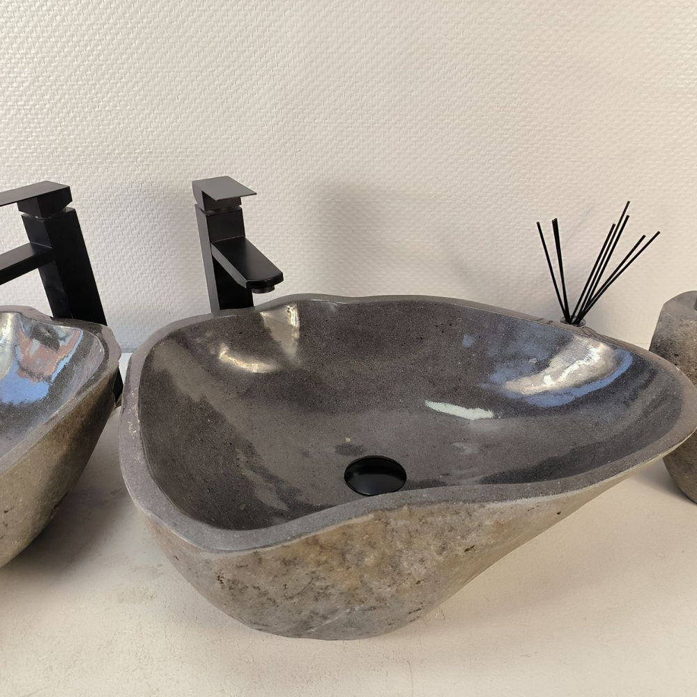 Раковина из речного камня ПАРА! RS-65362 56*41*15 0865