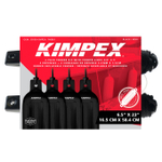 Комплект кранецев (4 шт) с шнурами Kimpex 584х165, черный