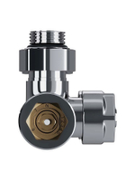 Узел нижнего подключения Royal Thermo Design PRO 15мм угловой М30х1,5 (хром)