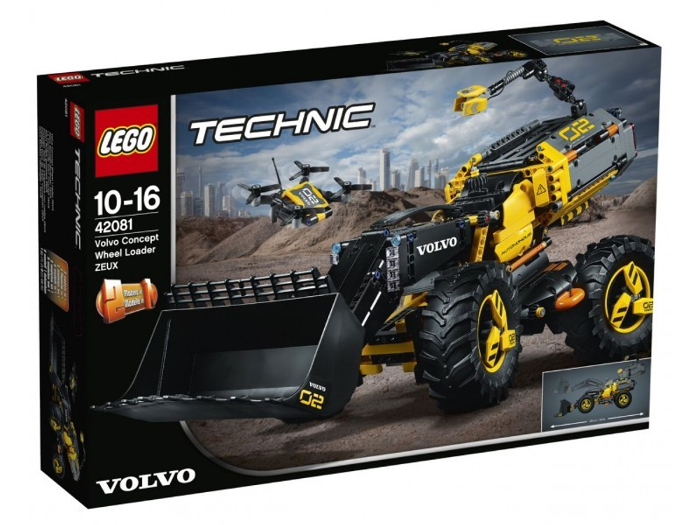 LEGO Technic: Volvo колёсный погрузчик ZEUX 42081 — Volvo Concept Wheel Loader ZEUX — Лего Техник