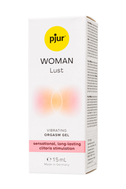 Гель с эффектом вибрации Pjur Woman Lust , со вкусом клубники,15 мл