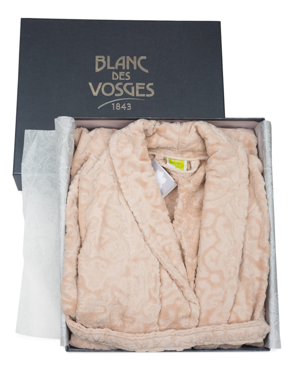 Халат PRINCE ABLE Blanc des Vosges S Песочный