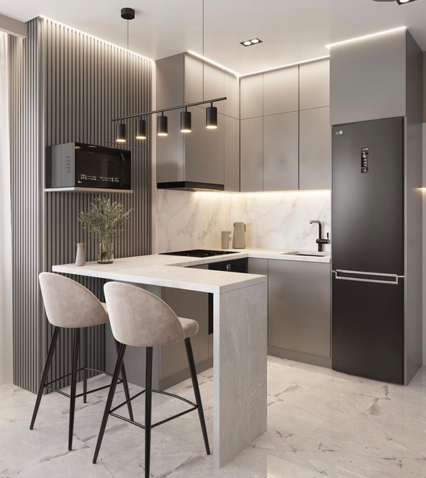 Примеры современных дизайнов кухонь из интернета