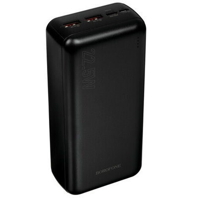 Внешний аккумулятор Borofone BJ38B 22.5W+PD20W 30000mAh Micro/Type-C/2USB/Type-C (black)