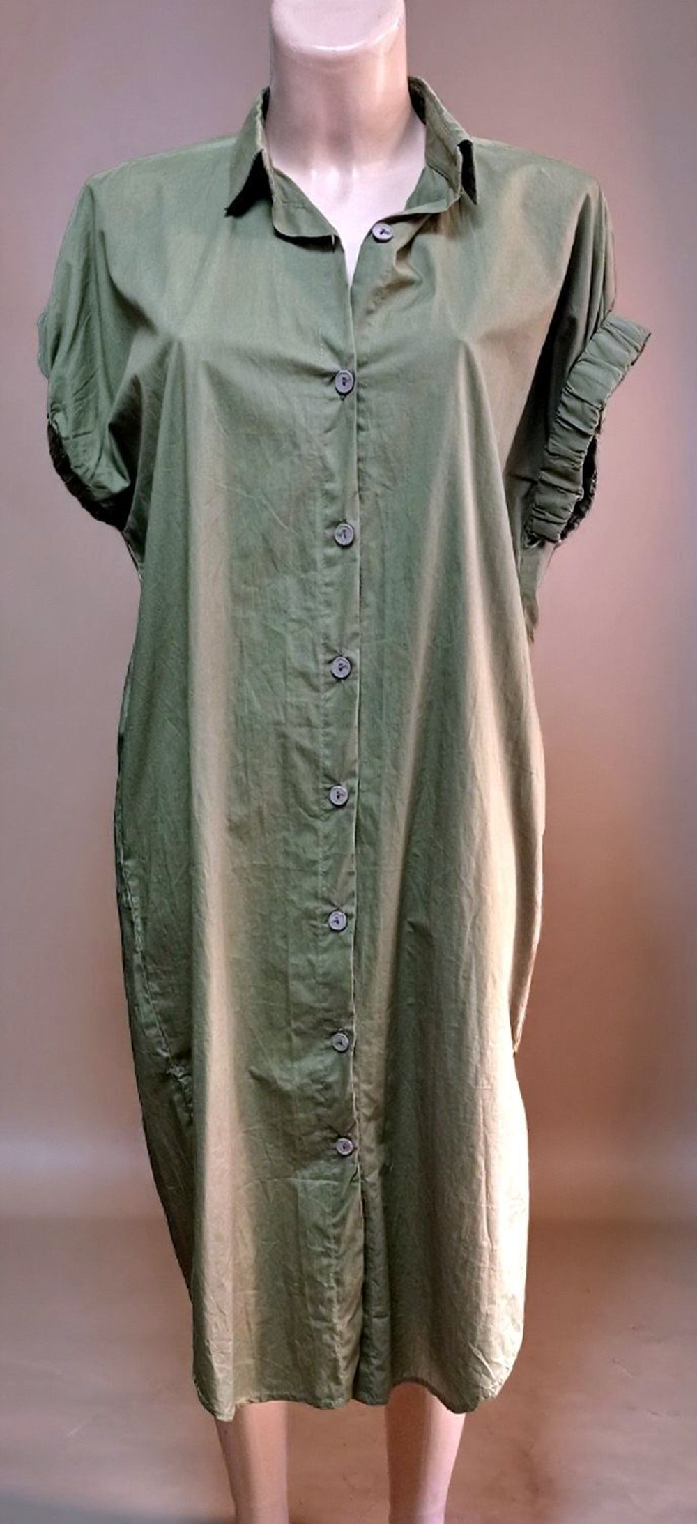 Халат женский, цвет хаки