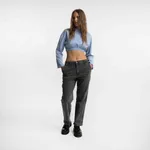 Купить Поло Dissident Crop OG Logo in Garment Dyed Sky Blue Поло Dissident Crop OG Logo in Garment Dyed Sky Blue