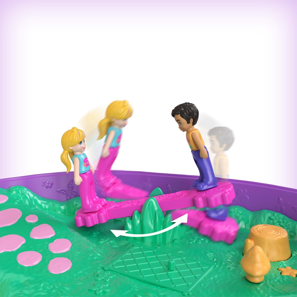 Polly Pocket - СЕМЬЯ ЕЖИКОВ Компактная сумочка + набор для игры JBJ91
