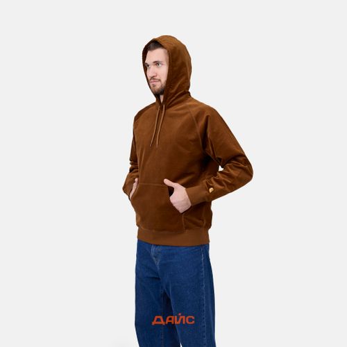 Толстовка мужская Carhartt WIP Hooded Cord  артикул:I029101_tawny - купить в магазине Дайс