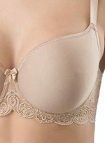 Бюстгальтер с формованными чашками на каркасах Snejanna (Размер: 75F) (Цвет: кофейный)