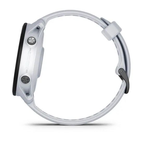 Умные часы Garmin Forerunner 955 Solar с белым ремешком
