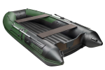 YACHTMAN-340 НДНД (Яхтман) зеленый-черный (лодка ПВХ нднд под мотор с усилением)