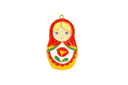 Елочная новогодняя игрушка Матрешка