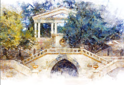 Открытки почтовые Кисловодск (акварель)