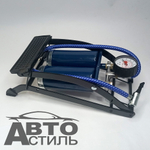 Насос ножной, манометр, двухцилиндровый, 7Атм, 570см3 Nova Bright 47886