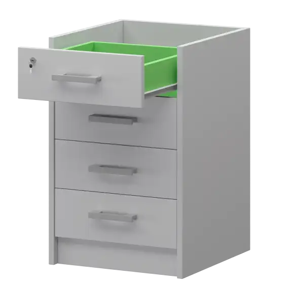 Корпус тумбы приставной АТ-05 Белый 440x450x740 Арго